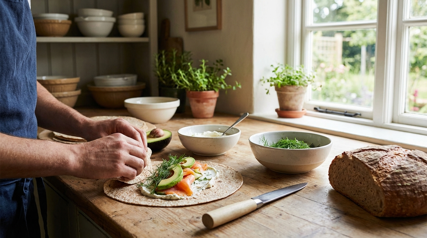 Découvrez la recette parfaite du wrap saumon