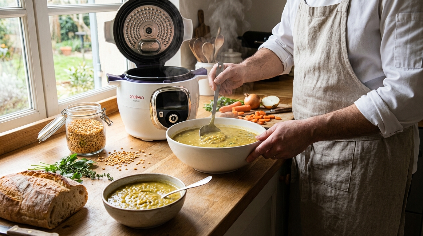 Découvrez la recette parfaite de pois cassés au cookeo