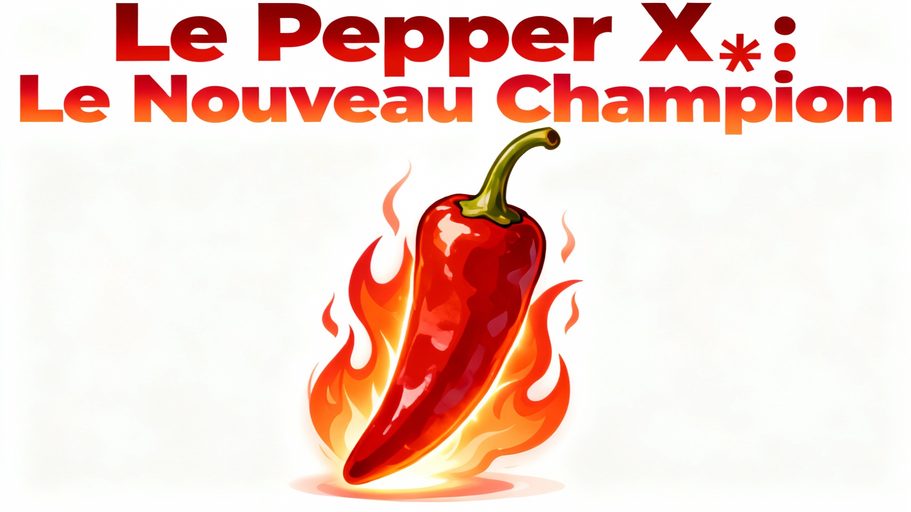 Le Pepper X : Le Nouveau Champion