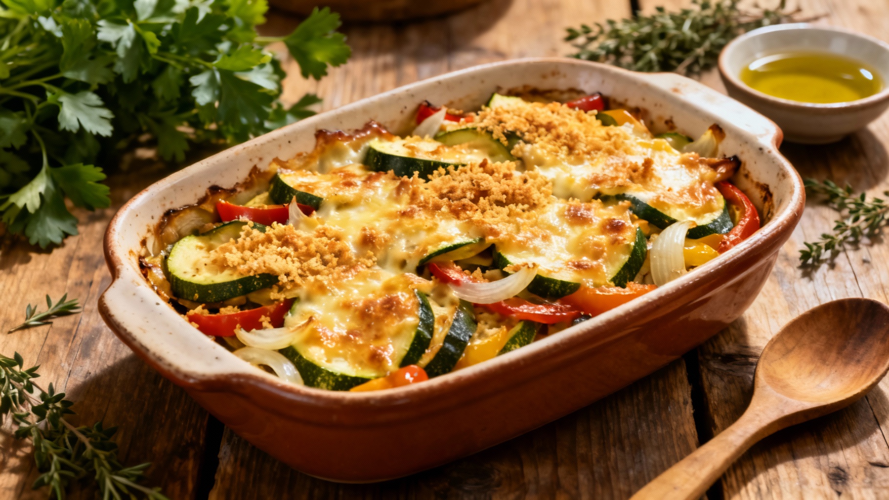 Délicieux gratin de légumes mélangés : Recette facile et rapide