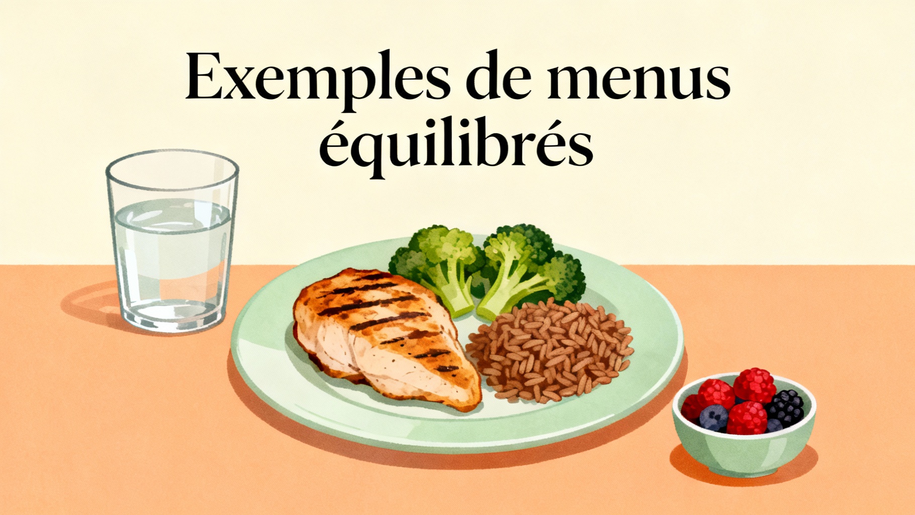 Exemples de menus équilibrés