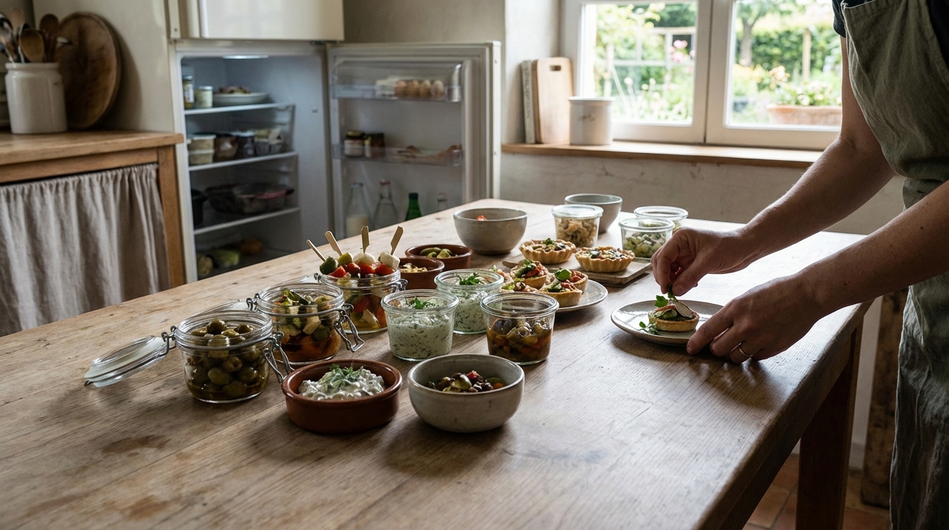 Amuse-gueule froid à faire la veille : idées faciles et rapides