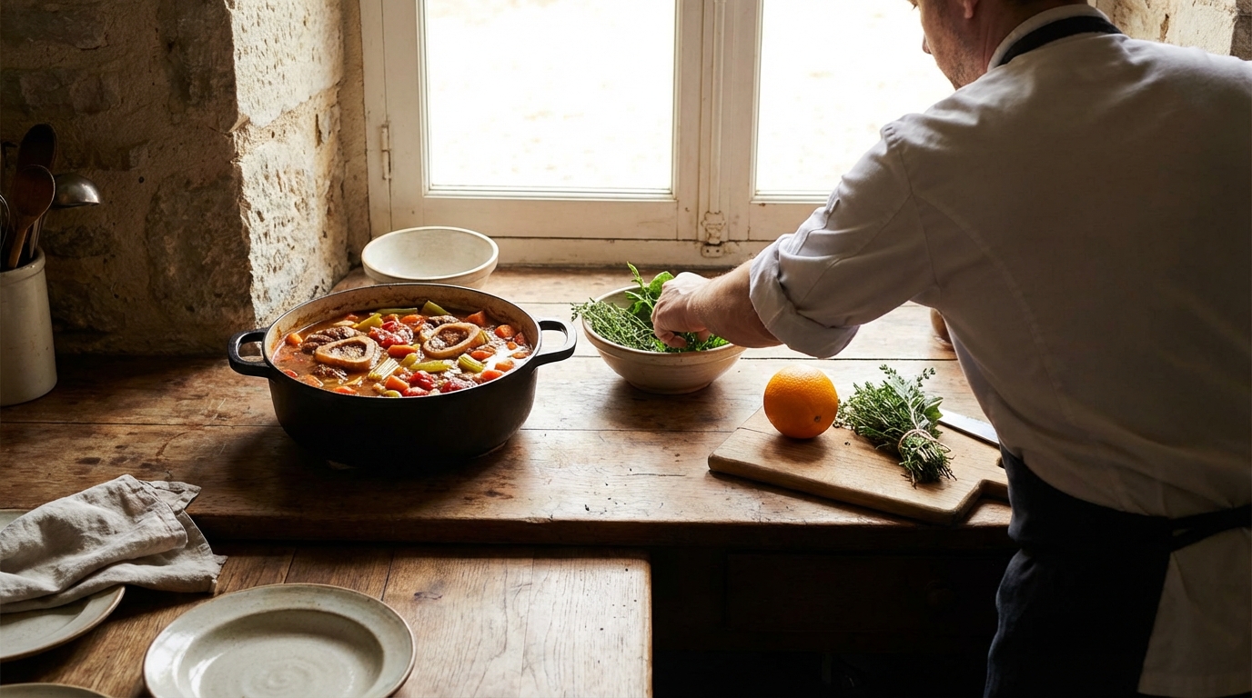 Découvrez la recette osso bucco de veau traditionnel