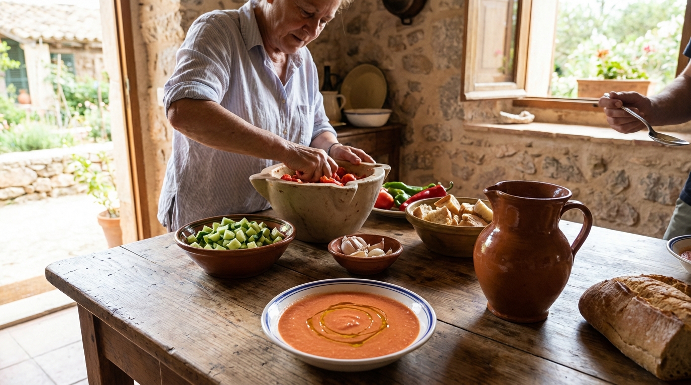 Découvrez la recette traditionnelle de gaspacho