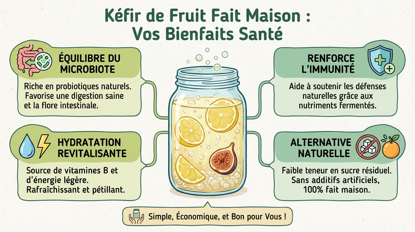 Comment faire son kéfir de fruit maison