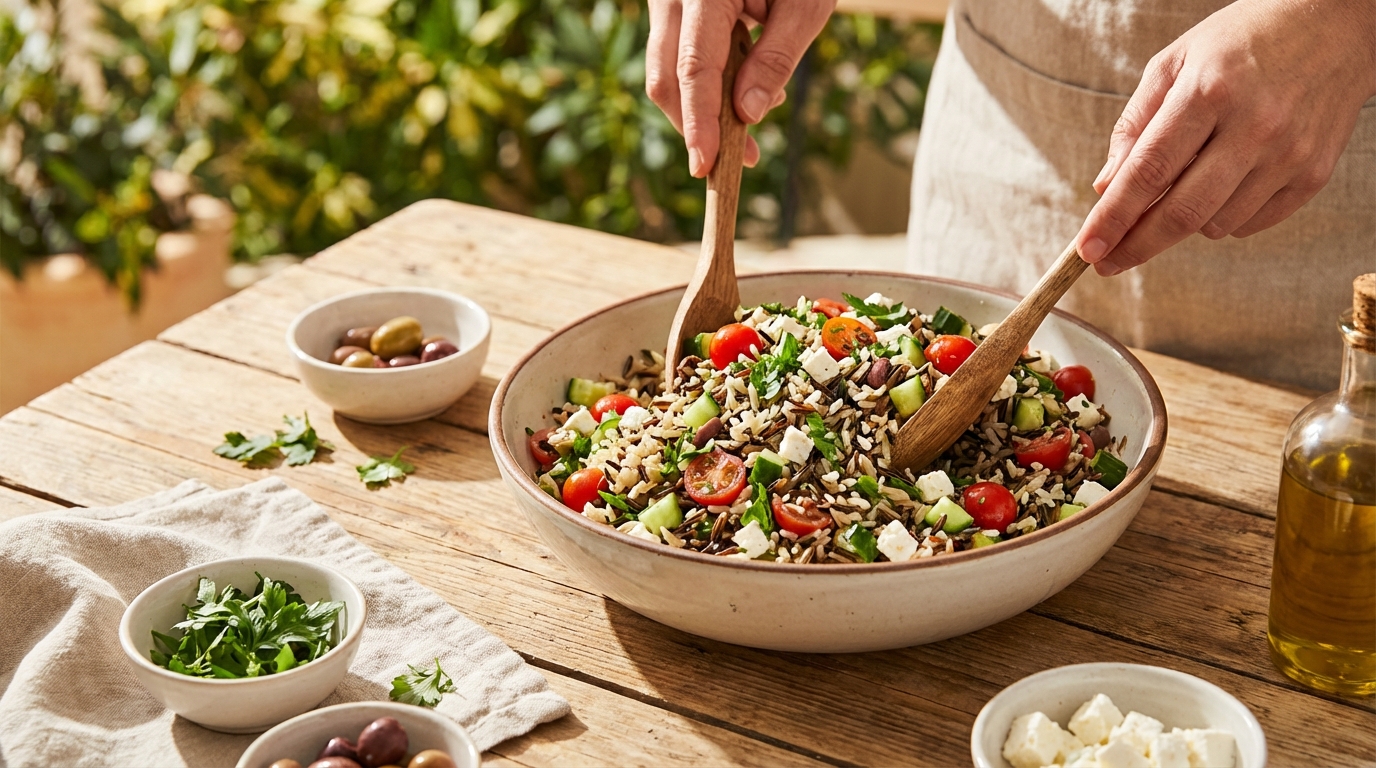 Découvrez notre recette de salade de riz délicieuse