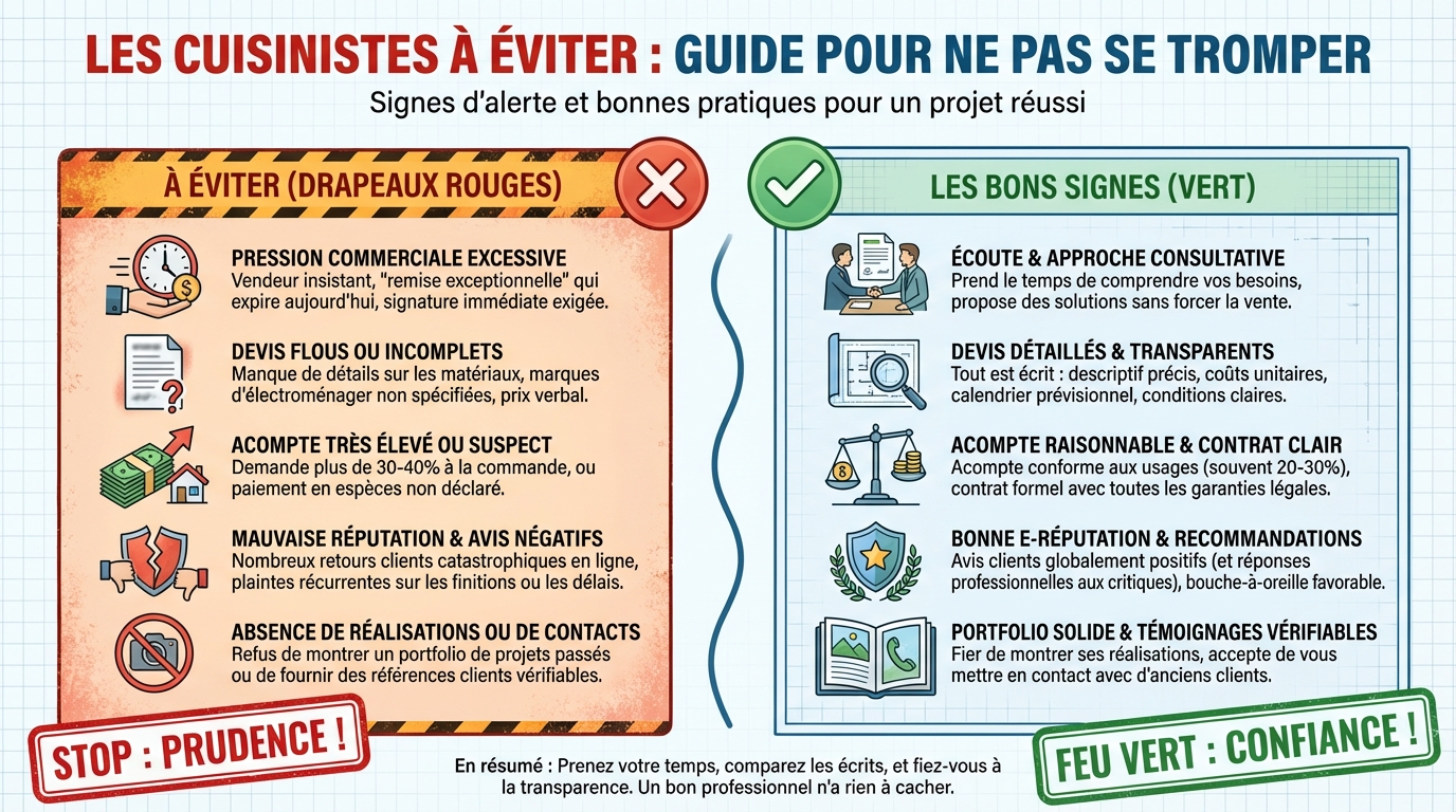 Signes d'alerte à surveiller