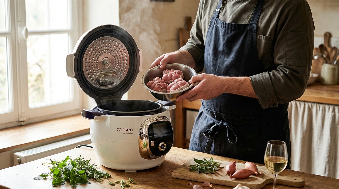 Préparez des paupiettes de porc au cookeo comme un chef