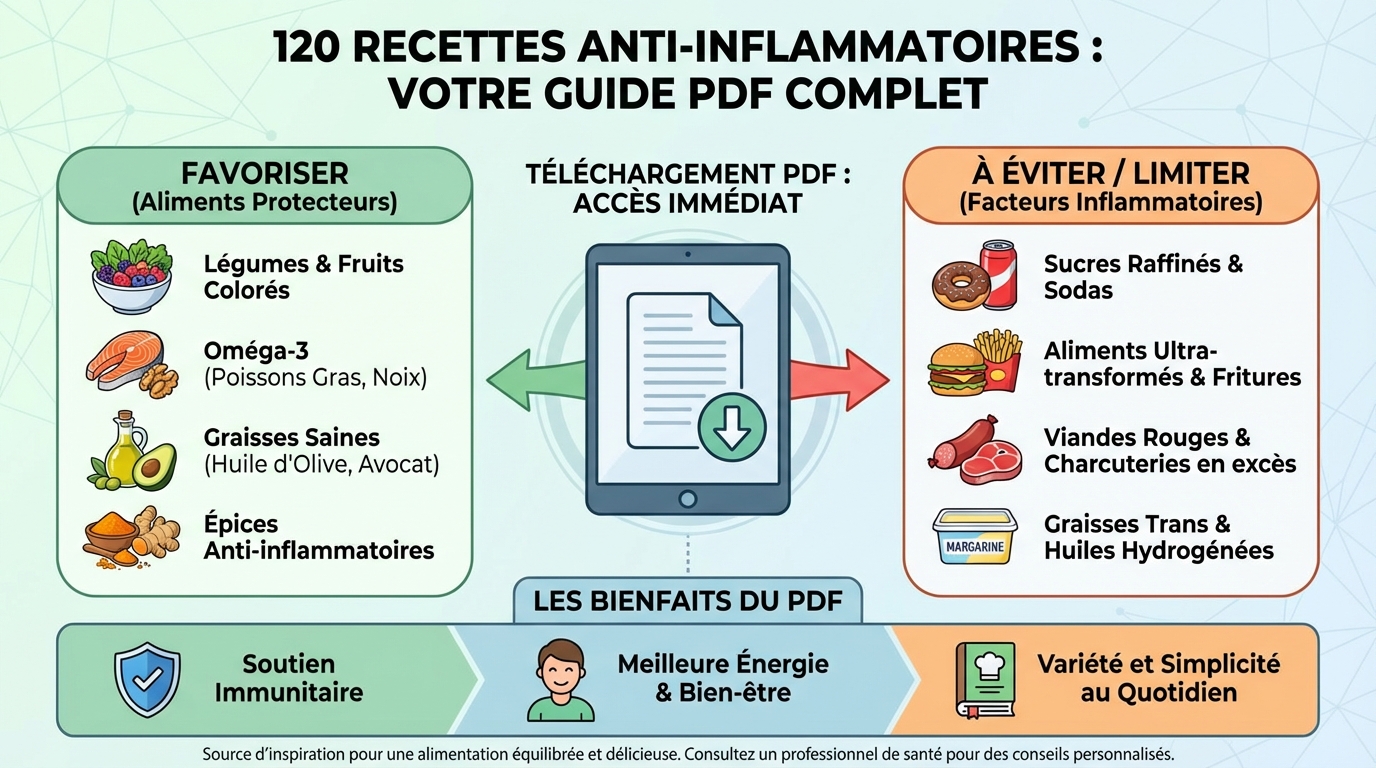Top 120 recettes anti-inflammatoires à découvrir