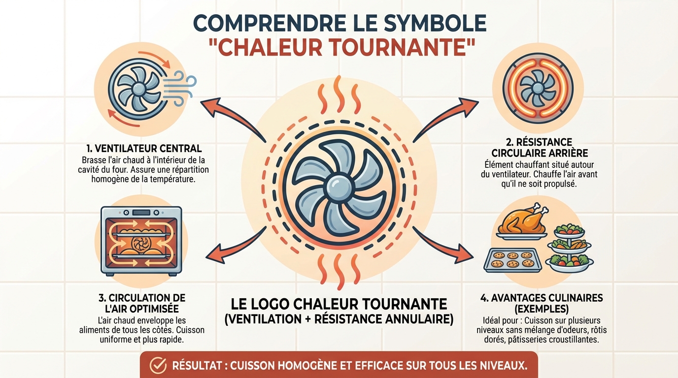 Comment utiliser la chaleur tournante ?