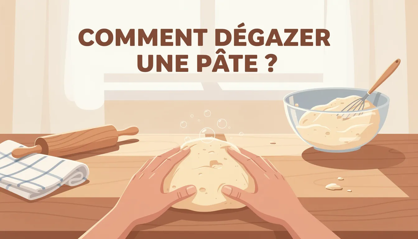 Comment dégazer une pâte ?