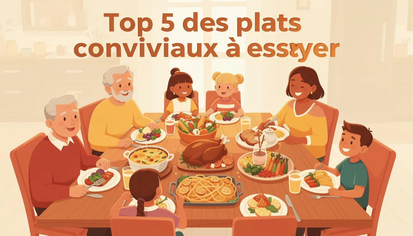 Découvrez des plats conviviaux pour vos repas en famille 1 Top 5 des plats conviviaux à essayer