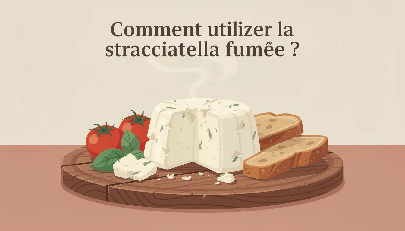 Comment utiliser la stracciatella fumée ?