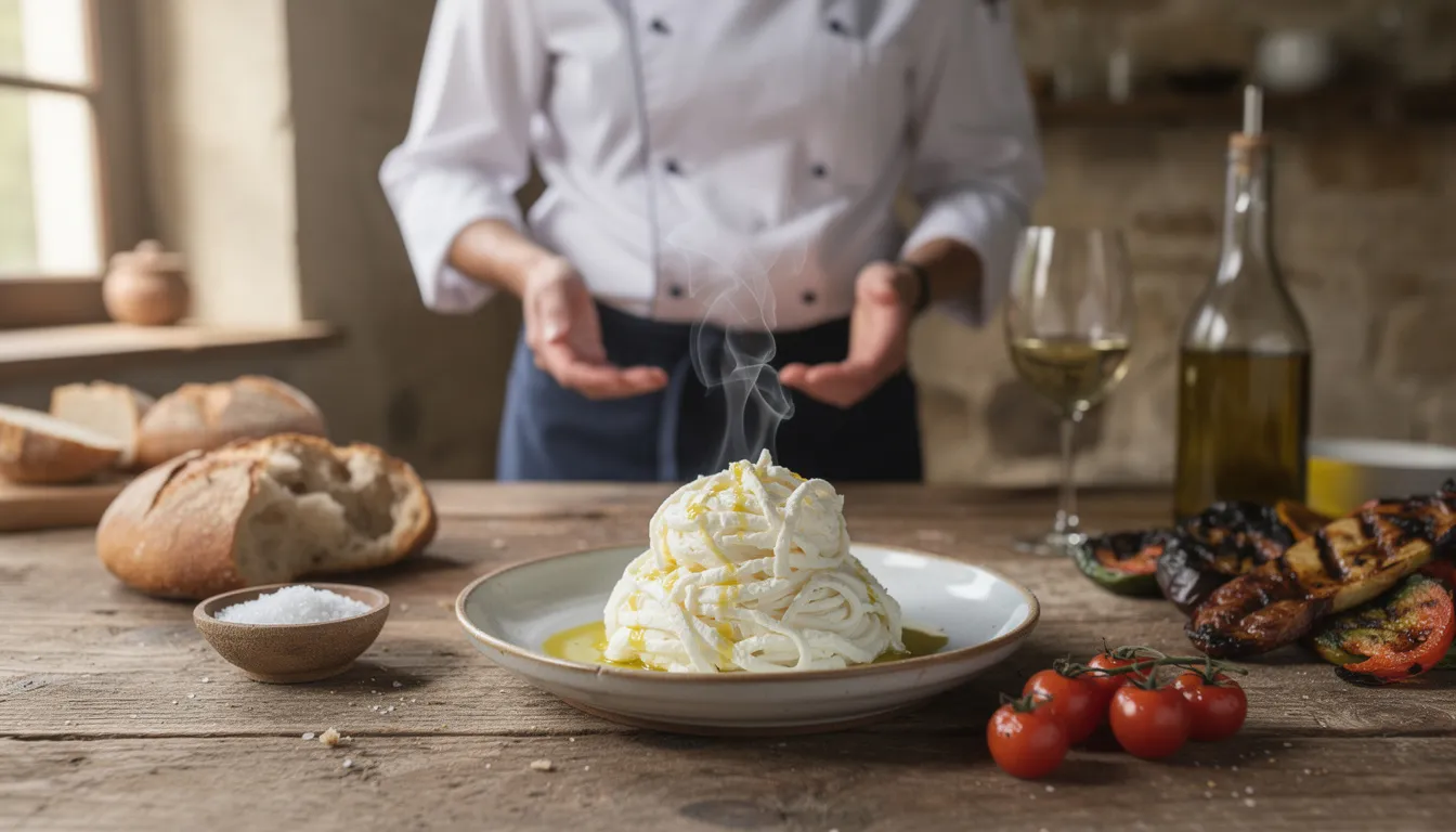 Découvrez la stracciatella fumée : le fromage italien incontournable