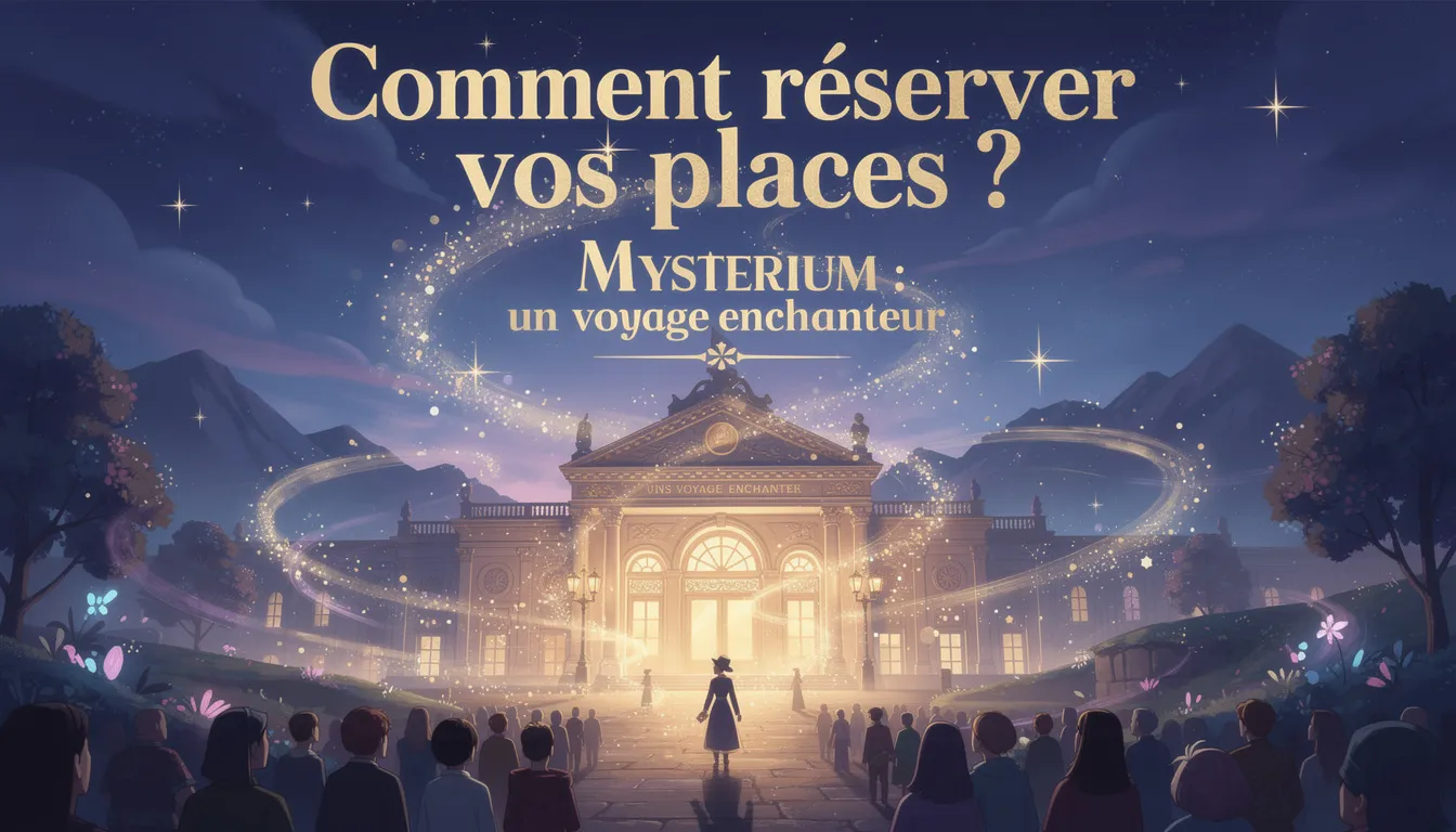 Comment réserver vos places ?