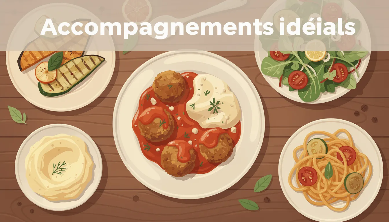 Découvrez nos plats savoureux avec des boulettes de viande 1 Accompagnements idéaux