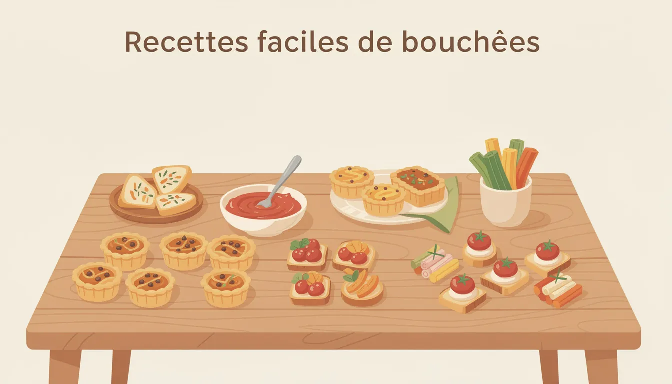 Bouchées préparées à l’avance : idées et recettes faciles 1 Recettes faciles de bouchées