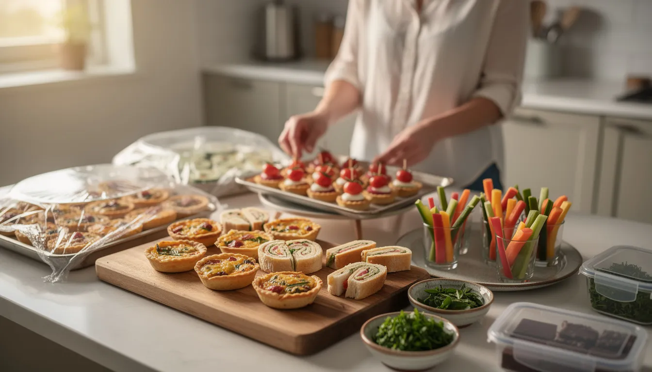 Bouchées préparées à l’avance : idées et recettes faciles