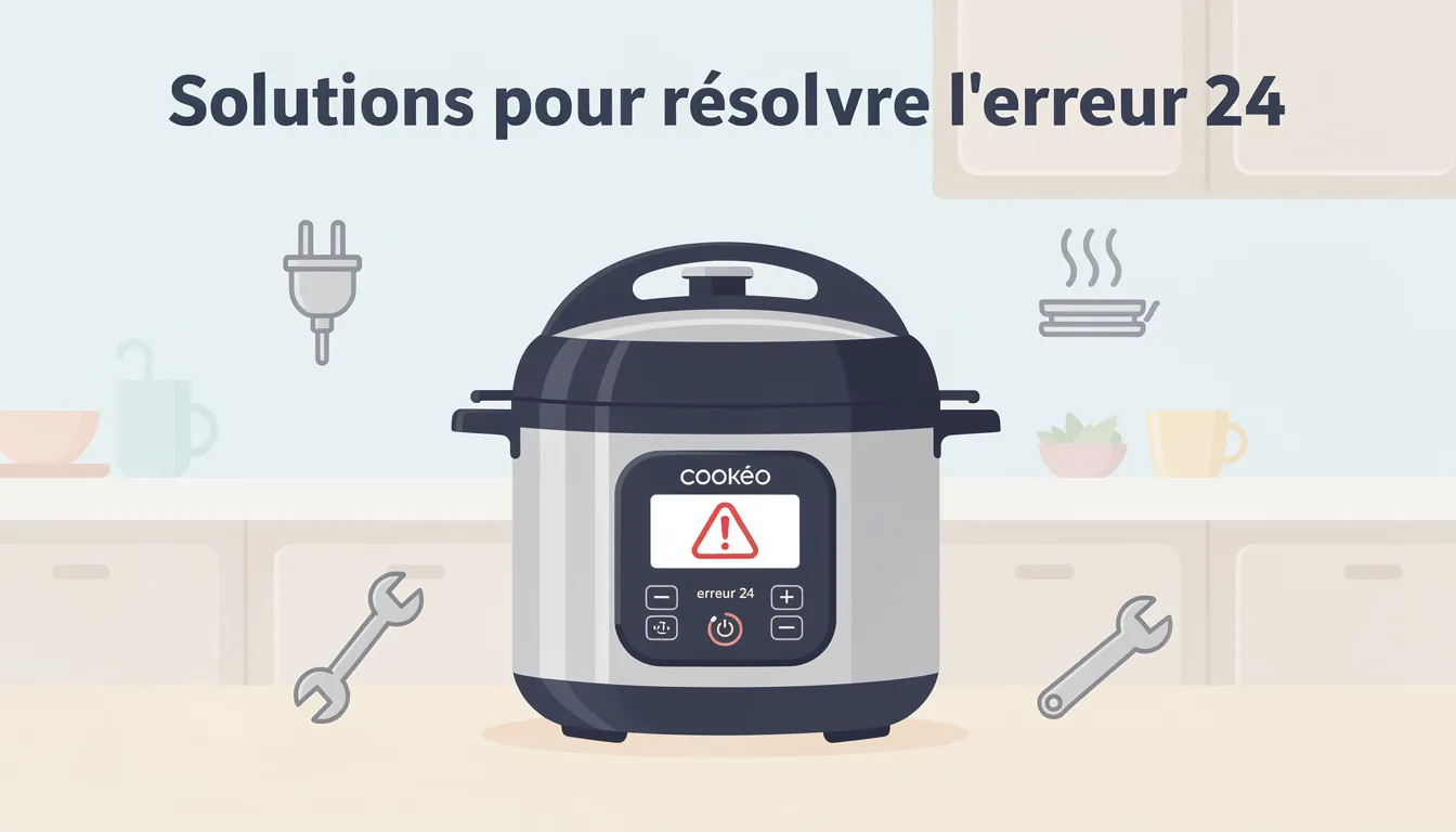 Code erreur 24 cookeo : comprendre et résoudre le problème 1 Solutions pour résoudre l'erreur 24