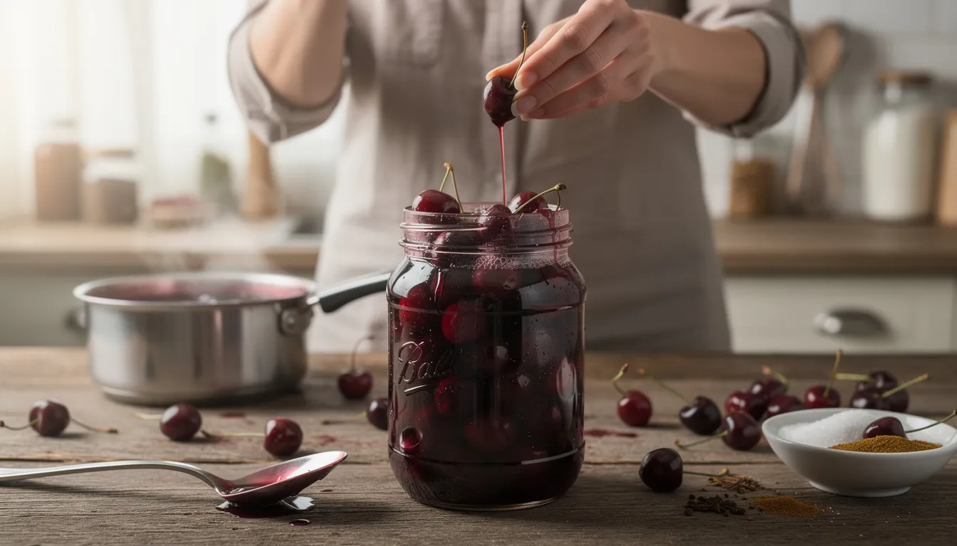 Comment préparer des cerises amarena maison facilement