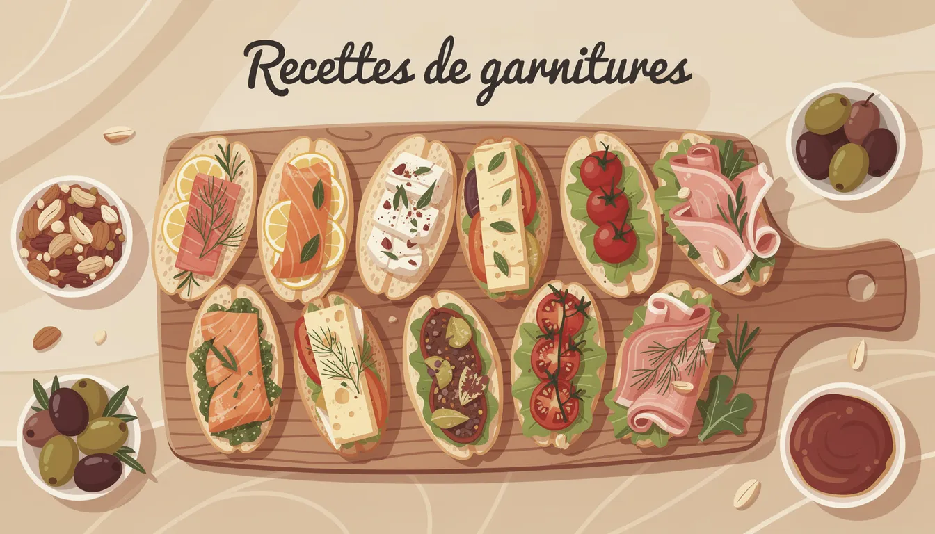 Recettes de garnitures