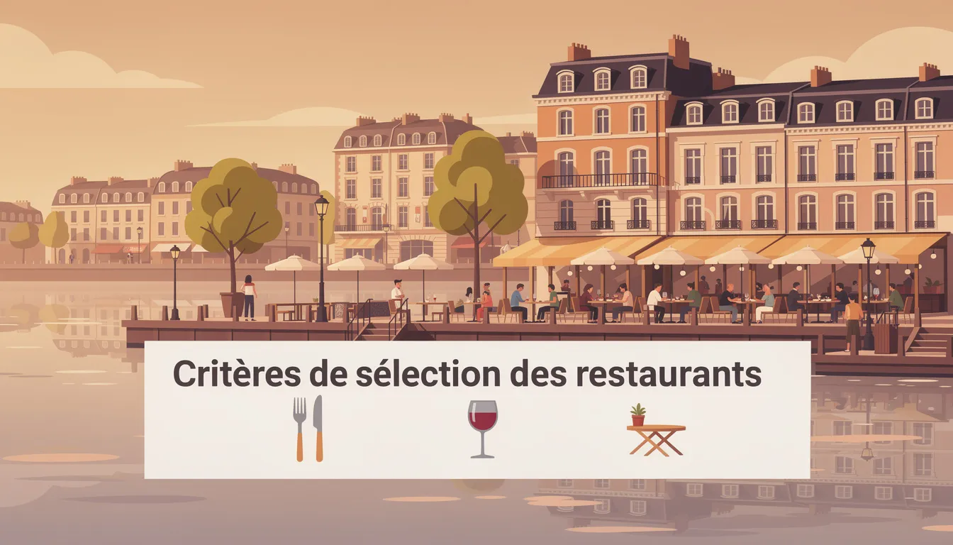 Critères de sélection des restaurants