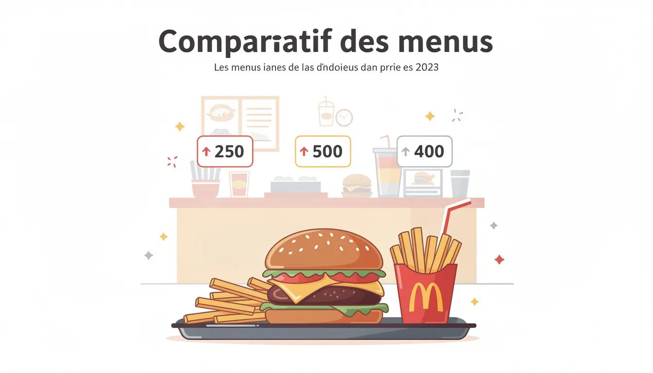 Quel est le prix d'un hamburger mcdo en 2023 ? 1 Comparatif des menus