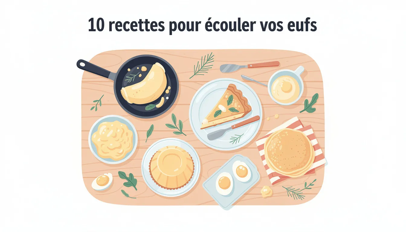 10 recettes pour écouler vos œufs