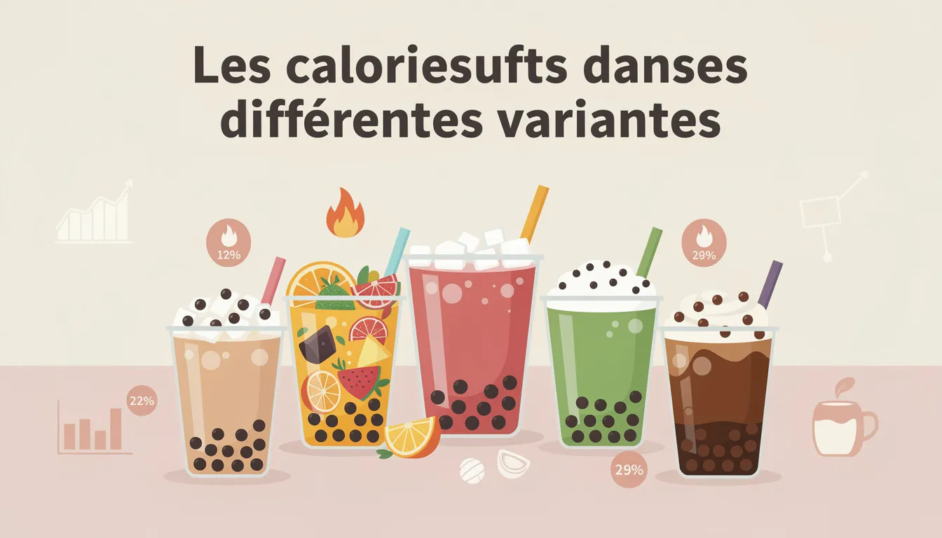 Les calories dans les différentes variantes