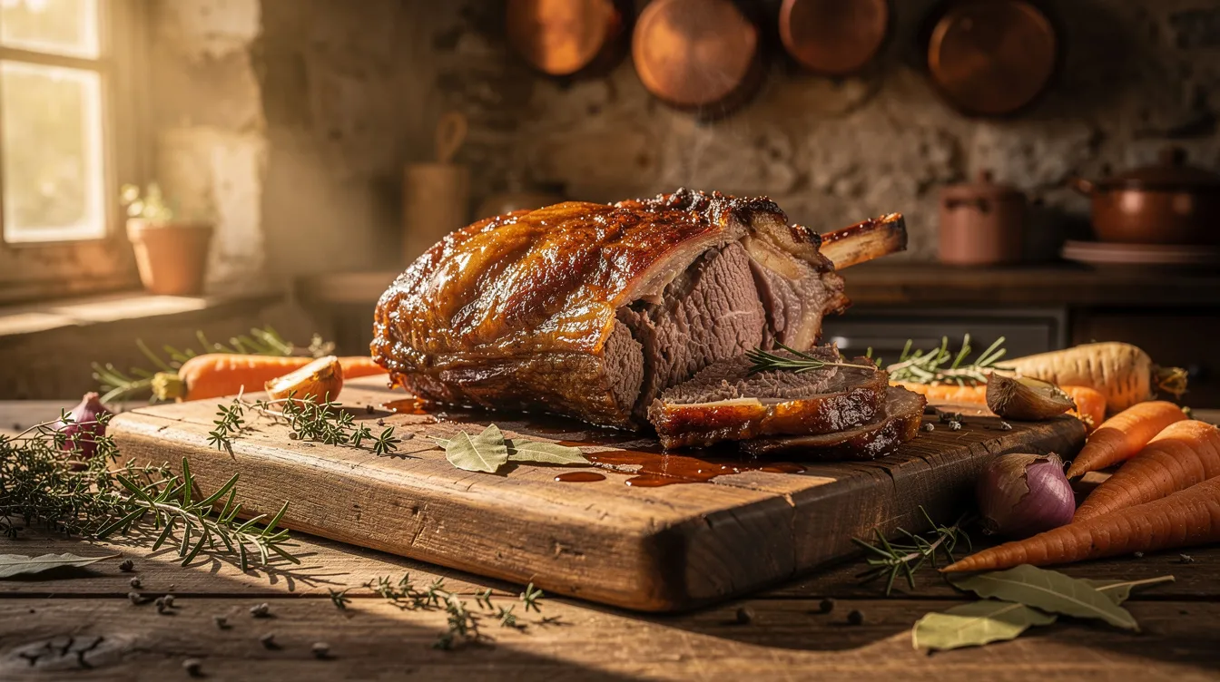Gigot de 7 heures au four sans cocotte : le secret d'une viande fondante