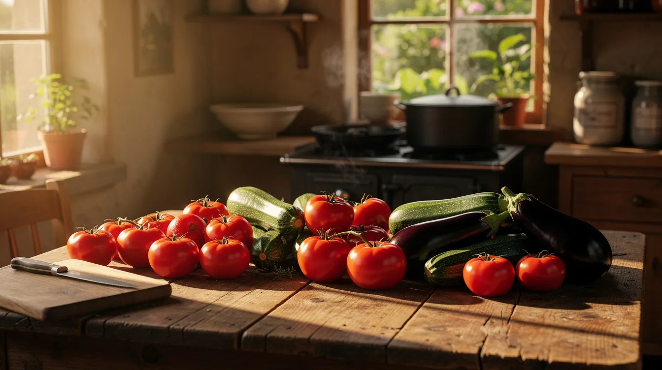 Ratatouille maison à l'ancienne : la recette authentique