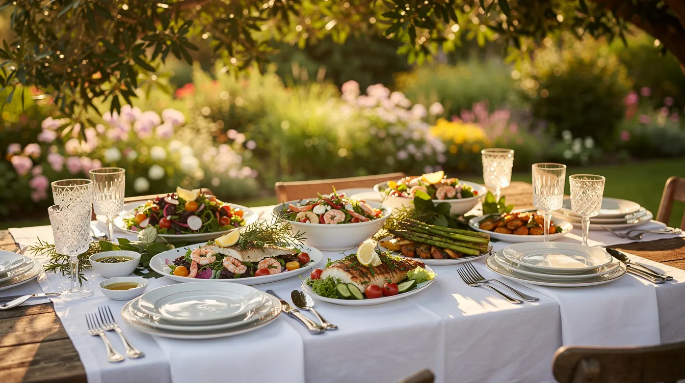 Repas de fête léger et facile : 10 recettes festives à savourer