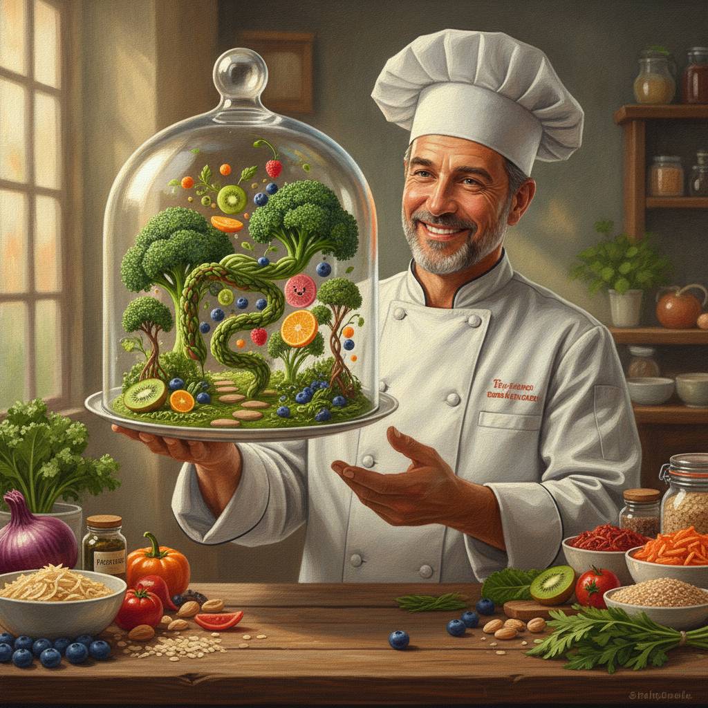 Nutrition équilibrée : Le guide du chef pour une santé intestinale au top ! 1 Illustration